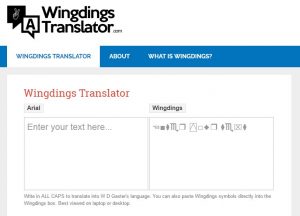 English to Wingdings Converter Online