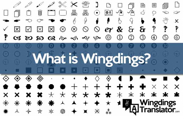 What is Wingdings?