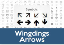 Arrow in Wingdings