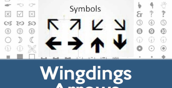 Arrow in Wingdings
