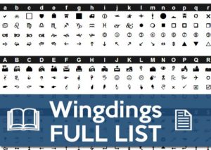 Wingdings Arrow Symbol Font On Your Keyboard – Wingdings Translator Online